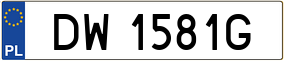 Truck License Plate